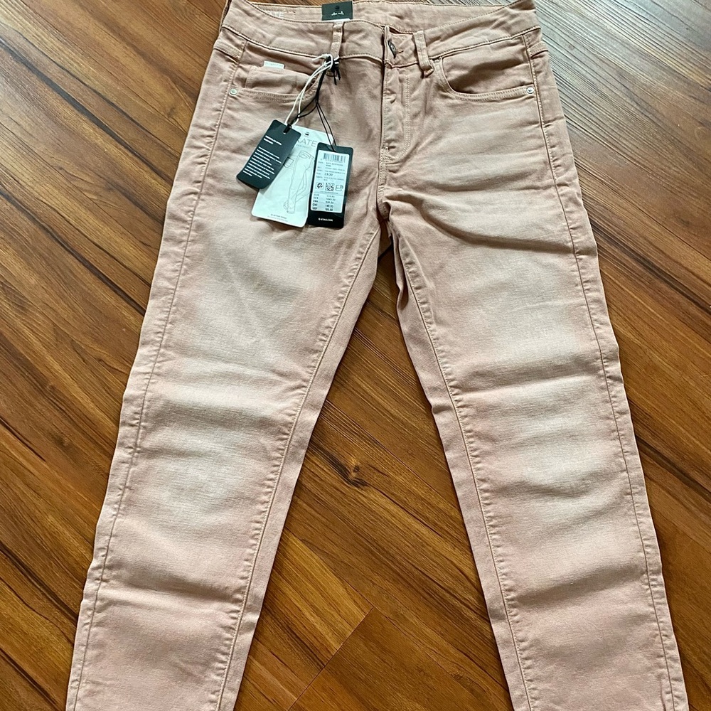 New G-Star RAW Kate Rolled Cuff Boyfriend Jeans Size 23/30 NWT in Pink Orchid